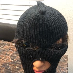 Women,mens FULL HEAD FACE COVER KNIT HAT winter keep warm! one size fits most